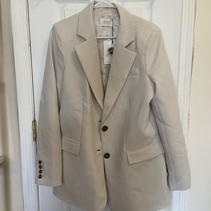 NWT Dissh Rowan Blazer in Stone